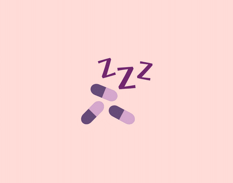 Melatonin sleep tablets.
