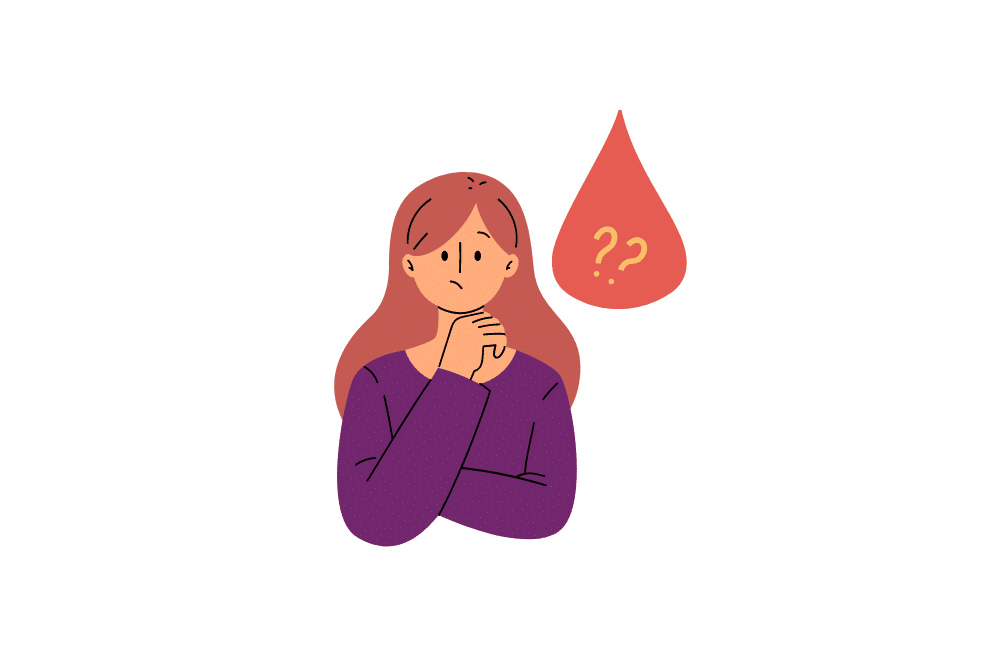 Woman wondering why her period is missing